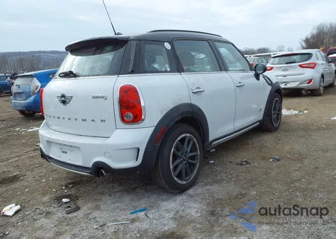 2016 Mini Countryman Cooper S z USA, uszkodzony, nr VIN WMWZC5C57GWU00208